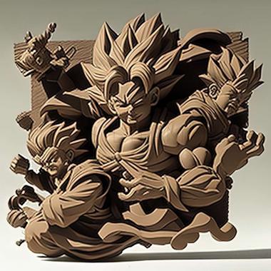 3D model Dragon Ball Online game (STL)